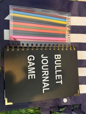 Bullet Journal Game Spiral Notebook - Black